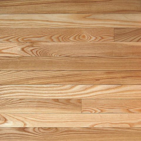 2 1/4" Unfinished Solid Ash Select & Better Flooring