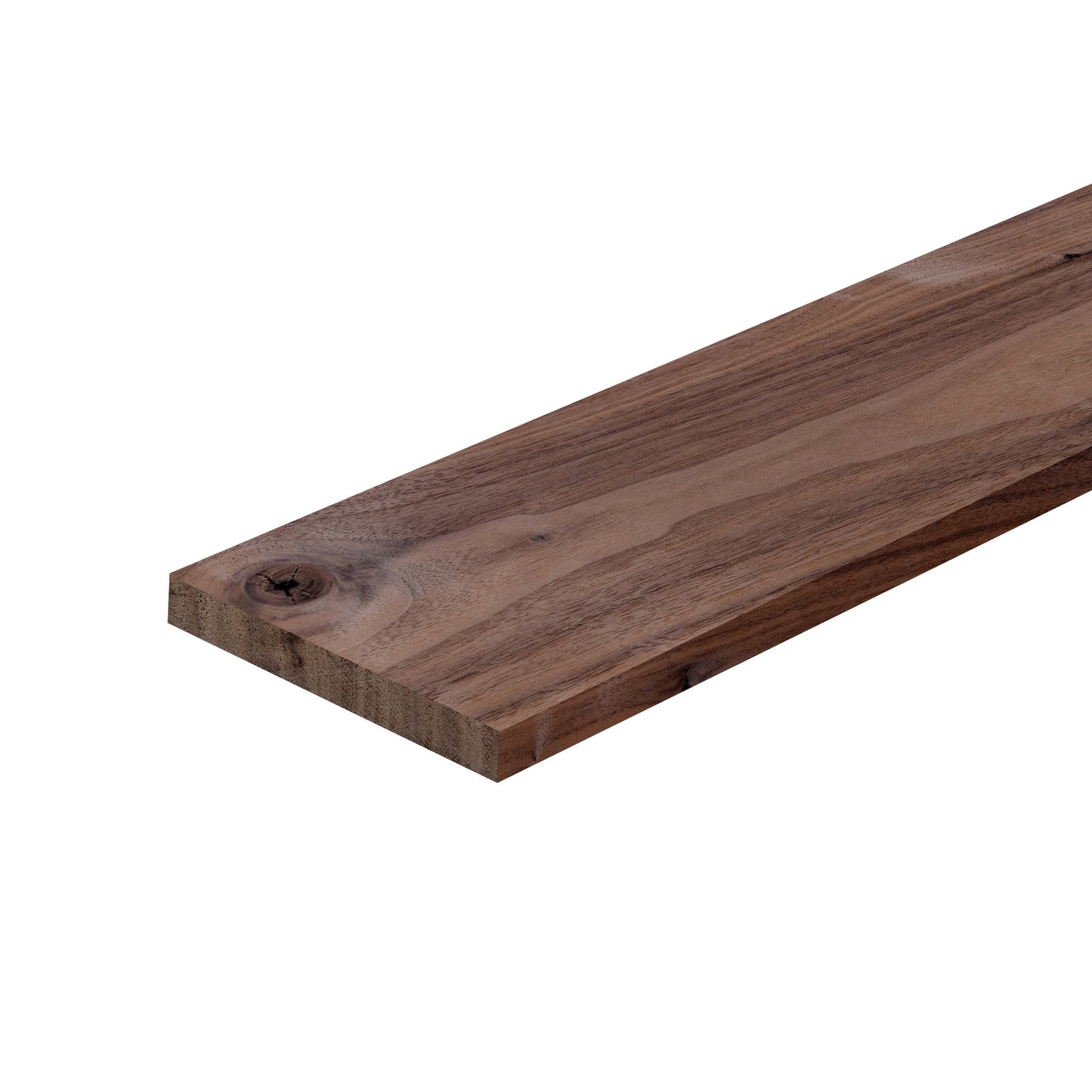 Unfinished American Walnut Stair Riser