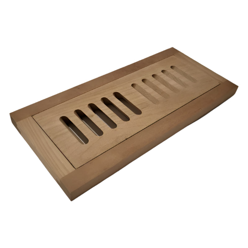 Unfinished Cherry Flush Mount Vents