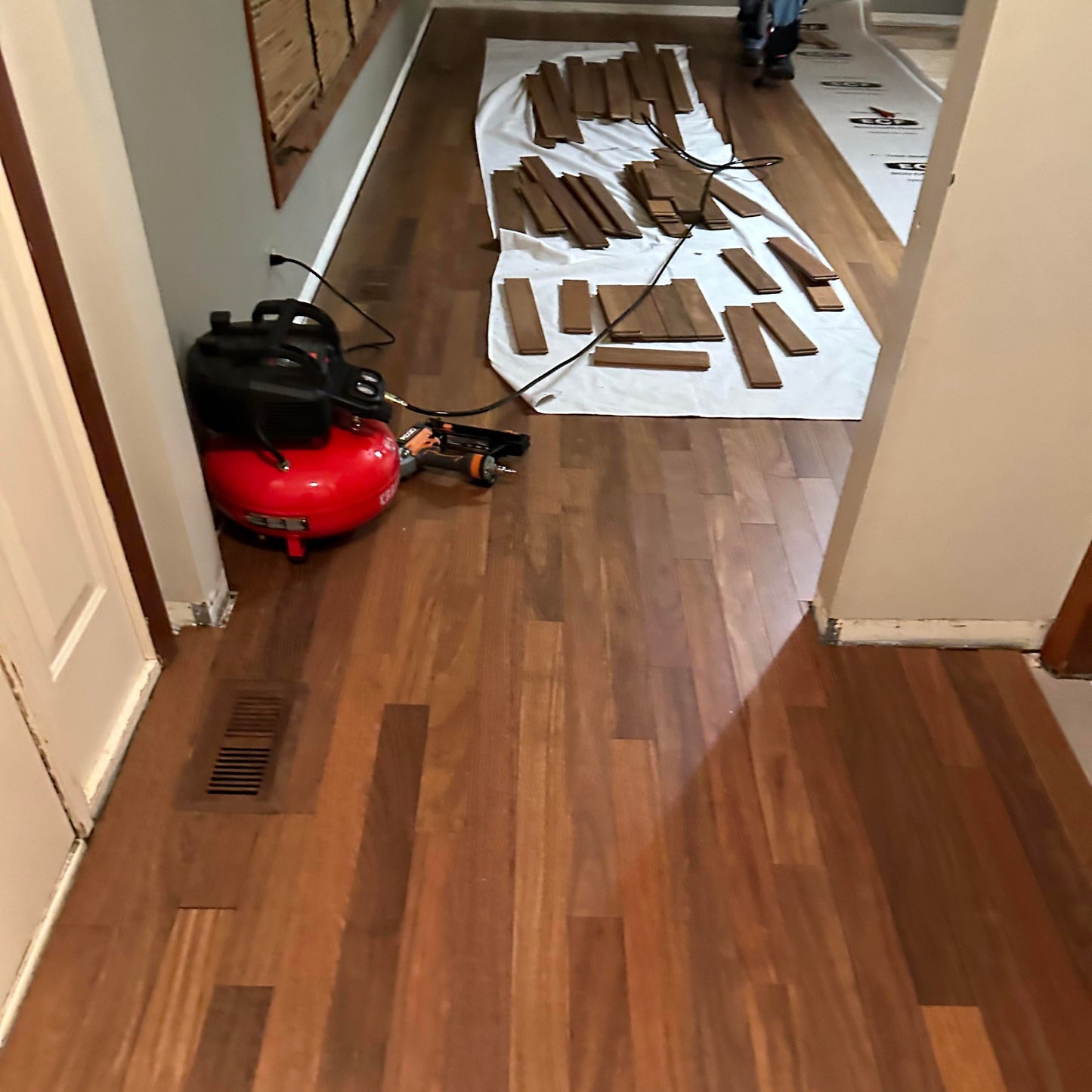 Pre-Finished Solid Brazilian Chestnut Clear Grade Sucupira Preta