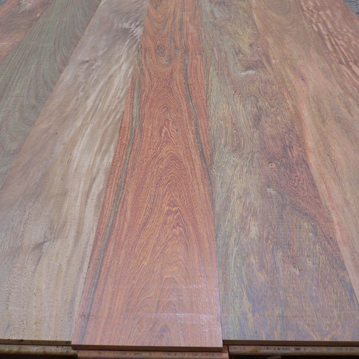 2 1/4" x 3/4" Solid Unfinished Brazilian Walnut (Ipe) Clear Grade Flooring
