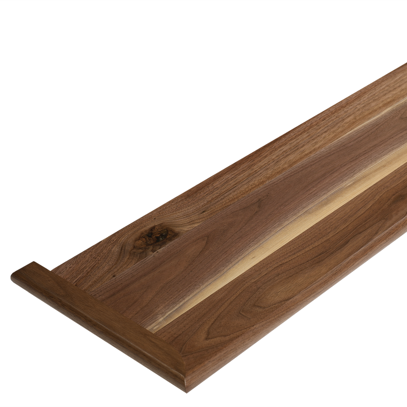 Unfinished American Black Walnut Stair Tread