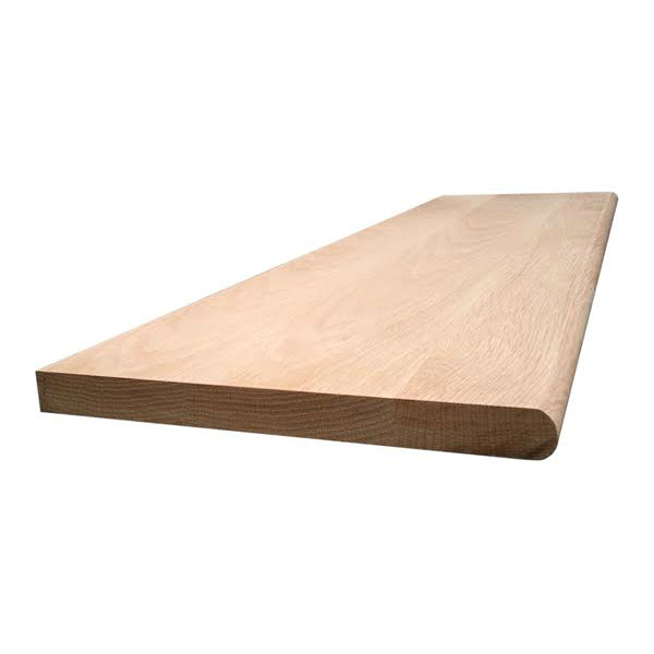 Unfinished Rift & Quartered White Oak Stair Tread