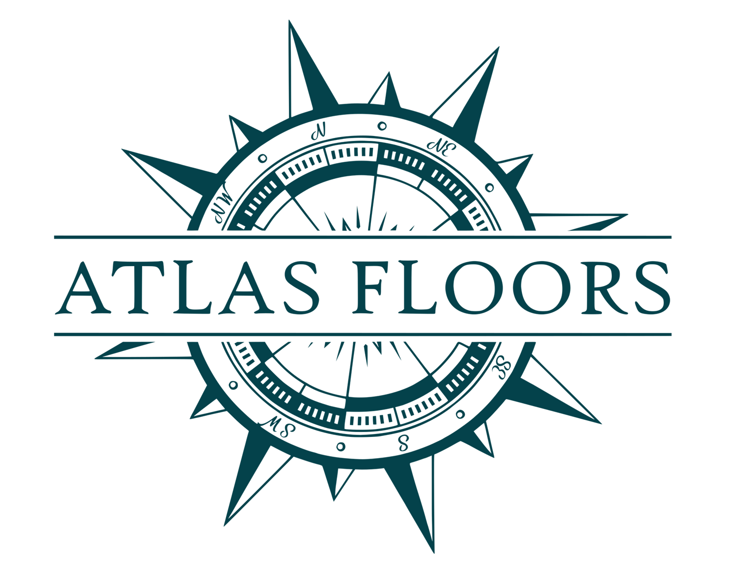 Atlas Floors Flagship Collection Logo Nautical Theme