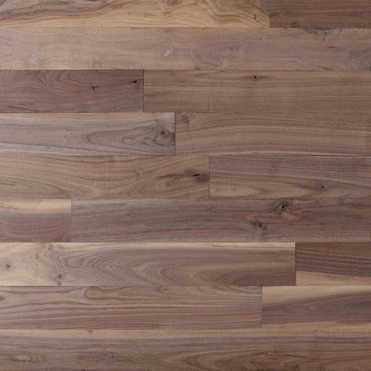 5" Unfinished Solid American Walnut #1 Common Flooring product photos