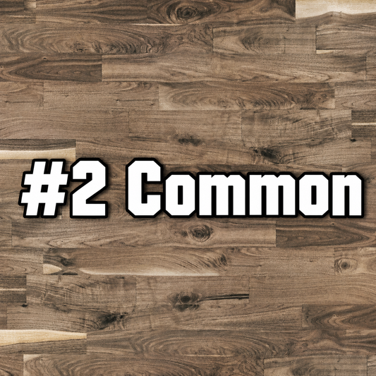 5" Unfinished Solid American Walnut #2 Common Flooring