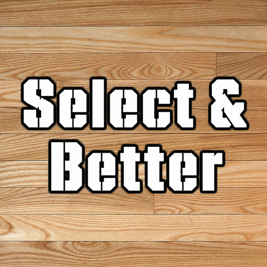 2 1/4" Unfinished Solid Ash Select & Better Flooring