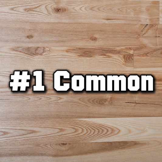 2 1/4" Unfinished Solid Ash #1 Common Flooring