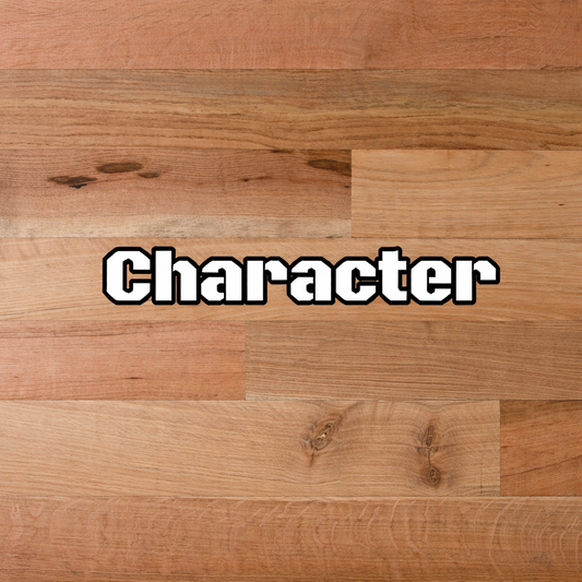 2 1/4” White Oak Character Flooring | Unfinished, Rift & Quartered, Solid
