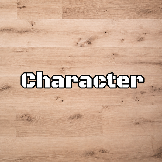 7” White Oak Character Flooring | Unfinished, Live Sawn, Solid