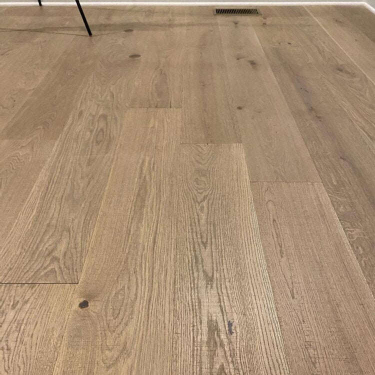 Close Up Prefinished Band Sawn Hardwood Flooring