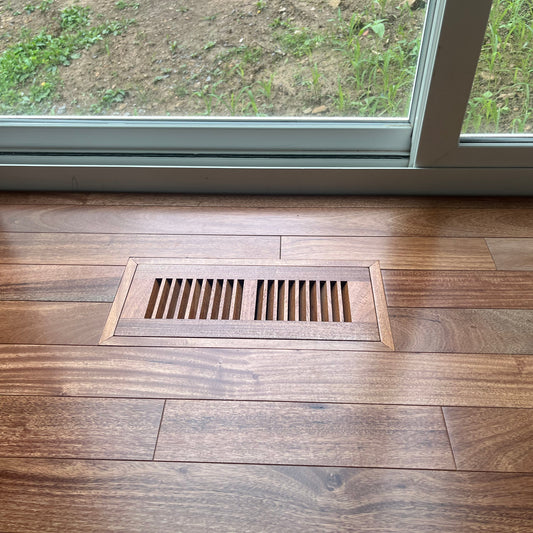 Unfinished Amendoim Flush Mount Vents