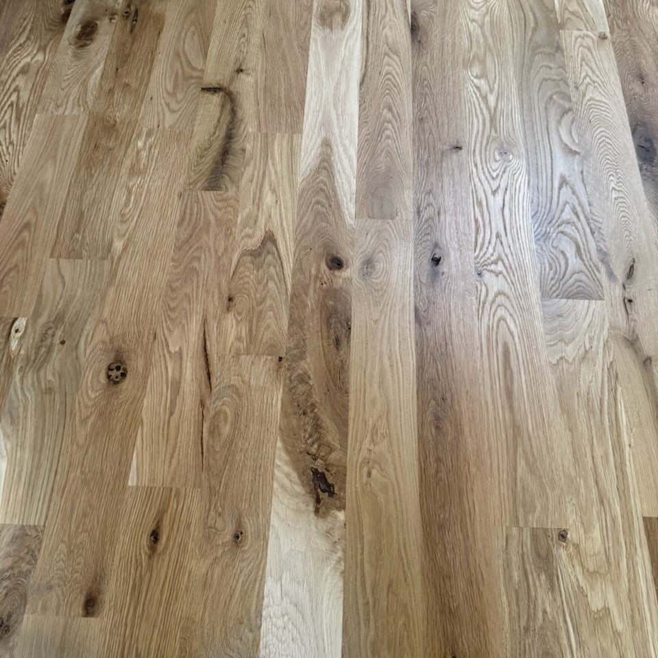 ***Special*** Unfinished Solid White Oak Plain Sawn Character 6"