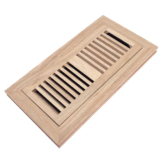 Unfinished White Oak Flush Mount Vents