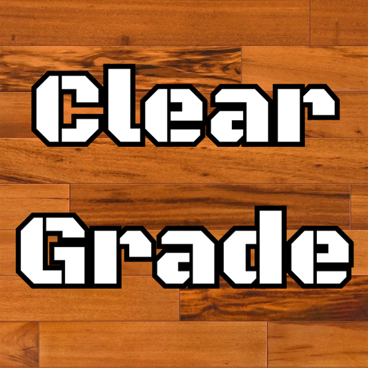 2 1/4" x 3/4" Solid Unfinished Tigerwood Clear Grade Flooring