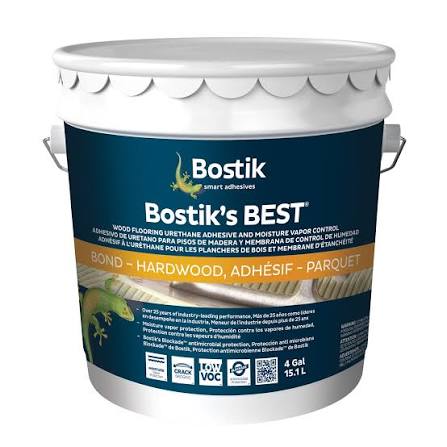 Bostik's BEST wood flooring urethane adhesive 4 gallon pail