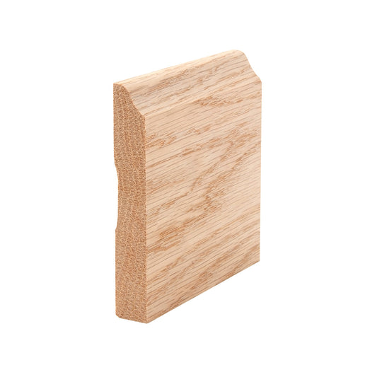Unfinished White Oak Baseboard 3 1/2" x 94"