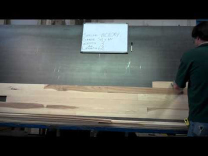 2 1/4" unfinished solid hickory Select & Better flooring