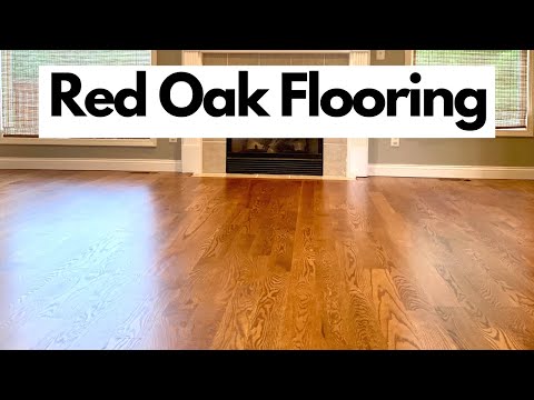 6" unfinished solid red oak Select & Better flooring