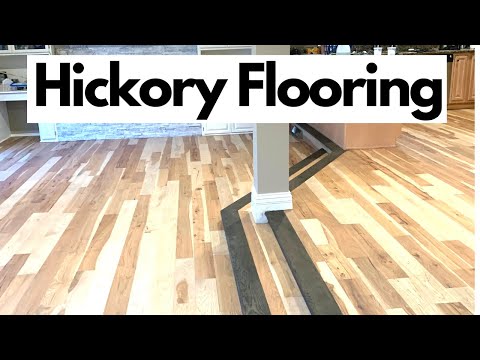 5" unfinished solid hickory Select & Better flooring
