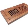Unfinished American Walnut Flush Mount Vents