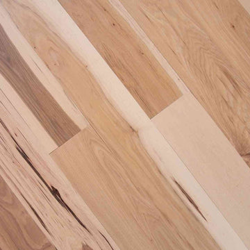 5" x 5/8" Unfinished Engineered Hickory Character Samples