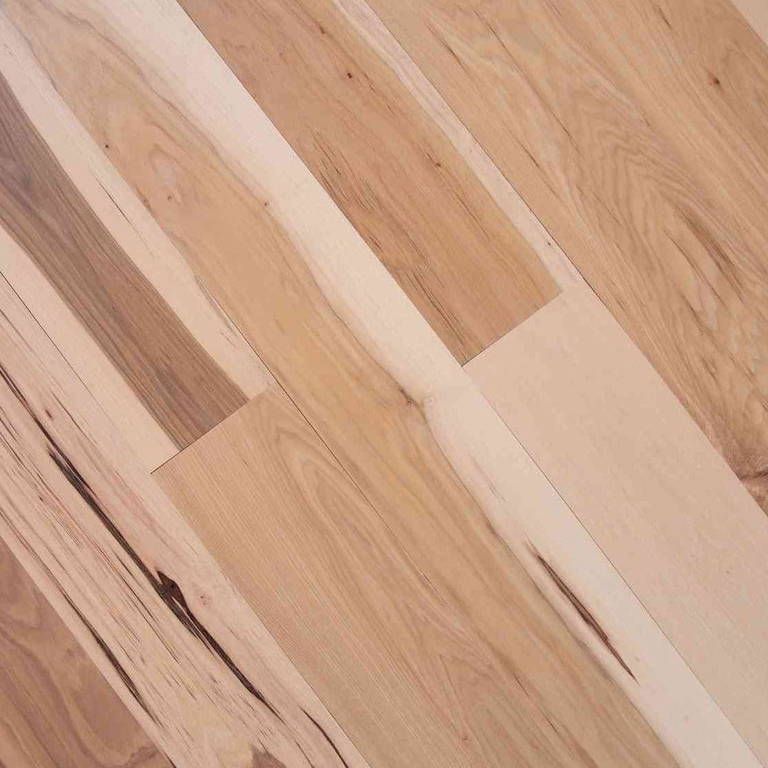 5" Unfinished Engineered Hickory Character Flooring