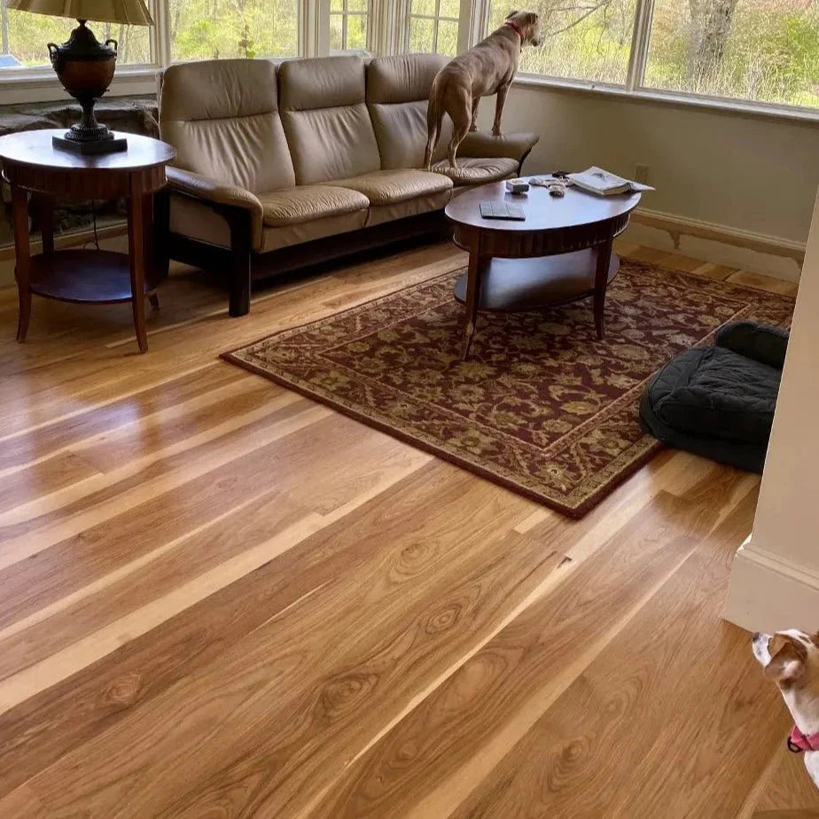6" Unfinished Engineered Hickory Select & Better Flooring