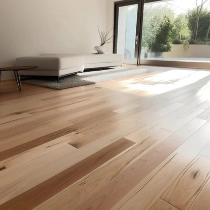 4" Unfinished Engineered Hickory Select & Better Flooring