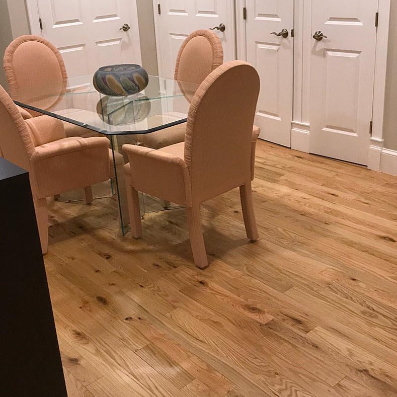 5" Unfinished Solid Red Oak Character Grade flooring