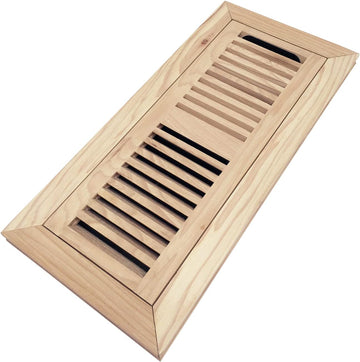 Unfinished Hickory Flush Mount Vents
