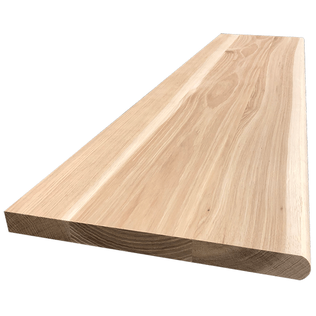 Unfinished Hickory Stair Treads - Pro Hardwood