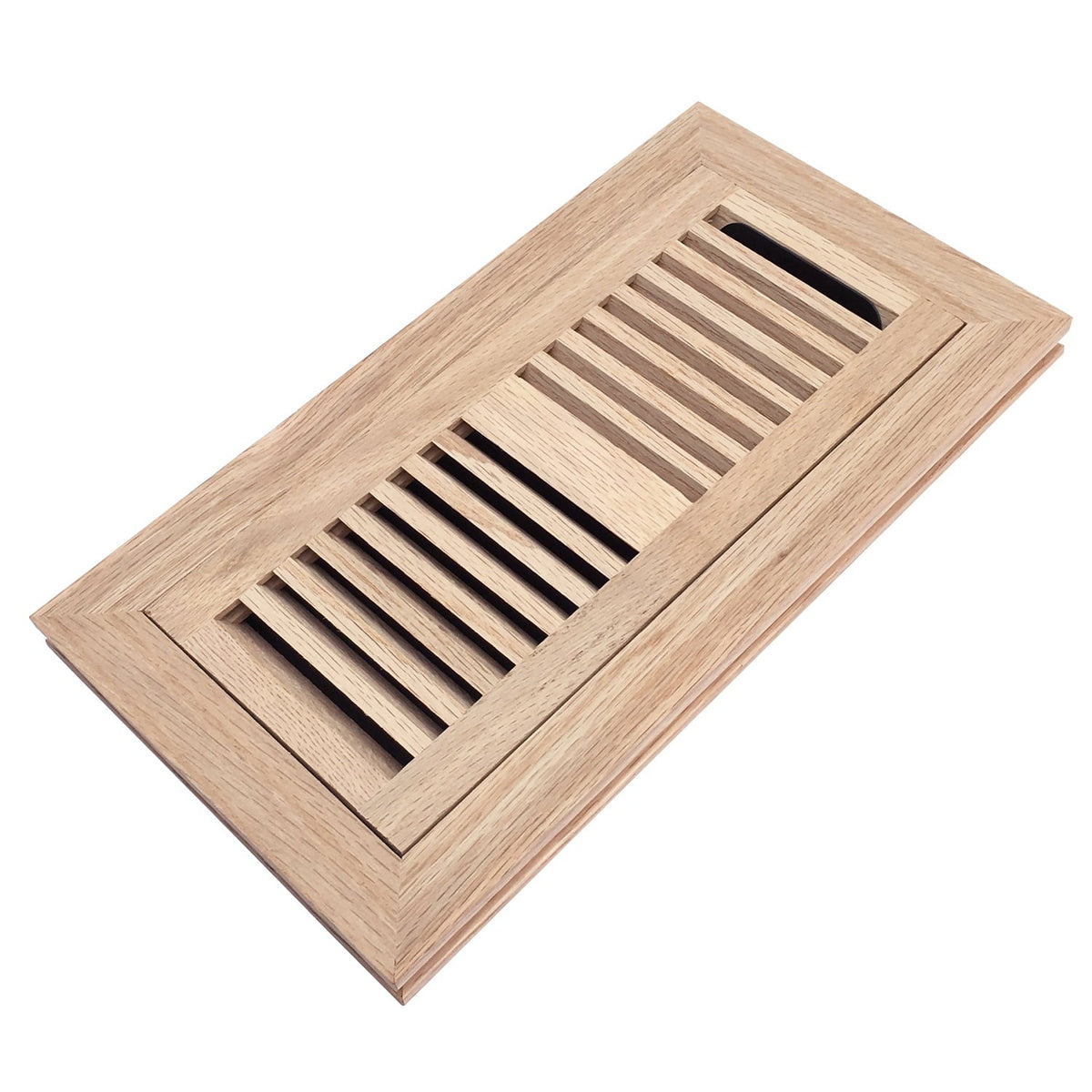Unfinished Rift & Quartered White Oak Flush mount wood floor vent