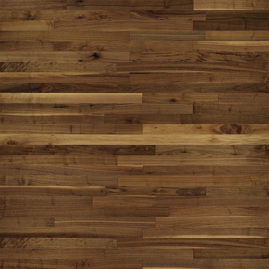 4" Unfinished Solid American Walnut Character Grade Flooring product photos