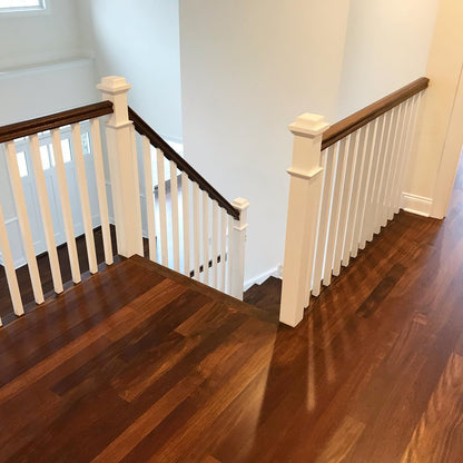 4" x 3/4" Solid Unfinished Brazilian Chestnut (Sucupira) Clear Grade Flooring