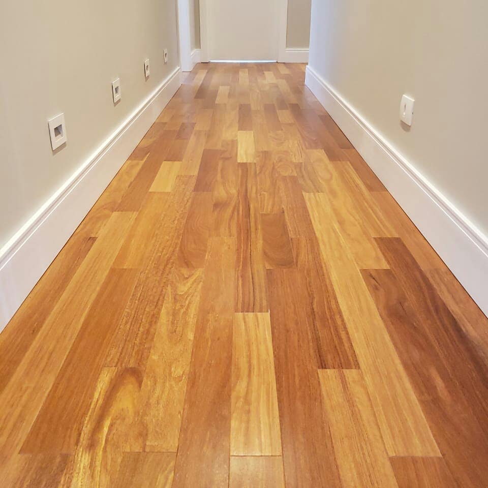 3 1/4" x 3/4" Solid Unfinished Brazilian Teak (Cumaru) Clear Grade Flooring