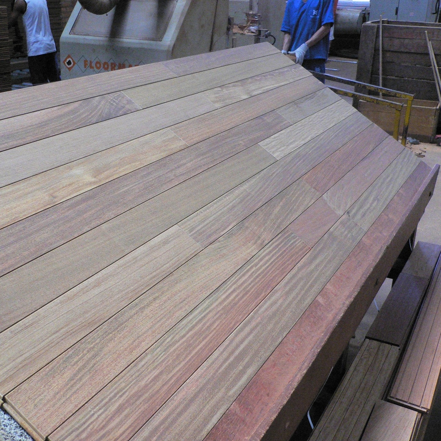 3 1/4" x 3/4" Solid Unfinished Brazilian Walnut (Ipe) Clear Grade Flooring