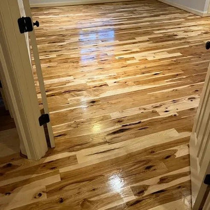 5" unfinished solid hickory #2 Common flooring