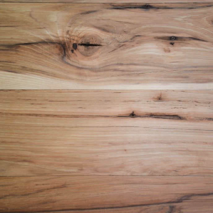 4" unfinished solid hickory Character Grade flooring