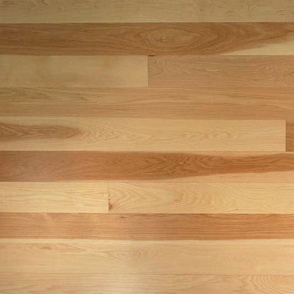2 1/4" unfinished solid hickory Select & Better flooring
